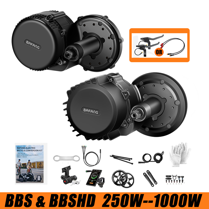 Mid Drive Conversion Kit 1000W - Bafang 36V 48V E-bisiklet Motoru 250W